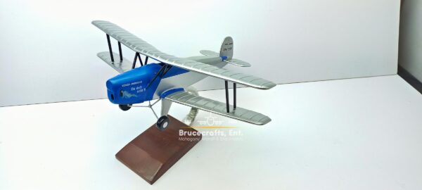 Model of Bücker Bü 131 Jungmann with detailed craftsmanship.